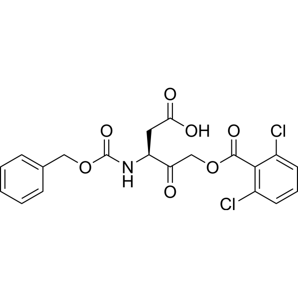 Z-Asp-CH2-DCB Chemical Structure