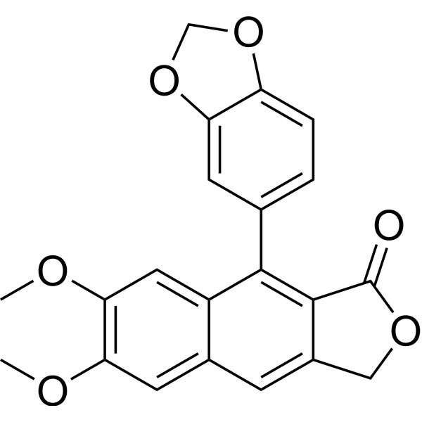 Justicidin B Chemical Structure