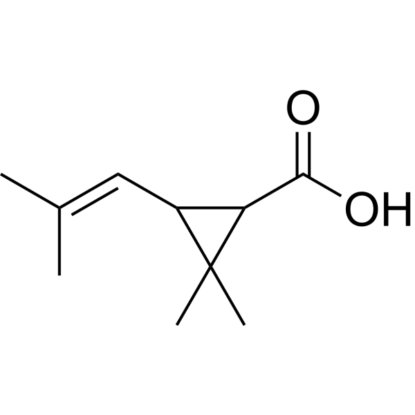 Chrysanthemic acid Chemical Structure