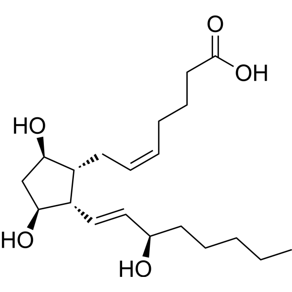 ent-8-iso Prostaglandin F2α Chemical Structure