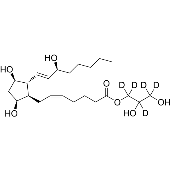 Prostaglandin F2α-1-glyceryl ester-d5