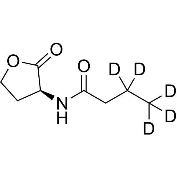 N-butyryl-L-Homoserine lactone-d<sub>5</sub> Chemical Structure