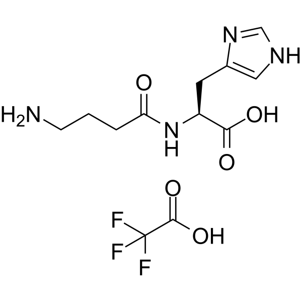 Homocarnosine TFA Chemical Structure