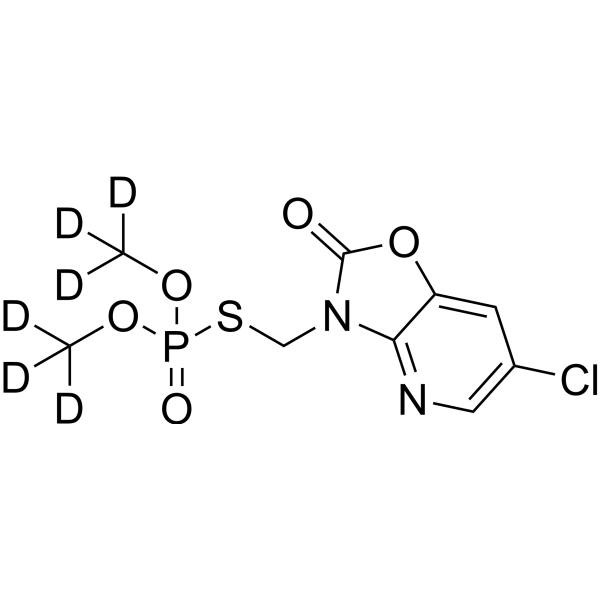 Azamethiphos-d<sub>6</sub> Chemical Structure