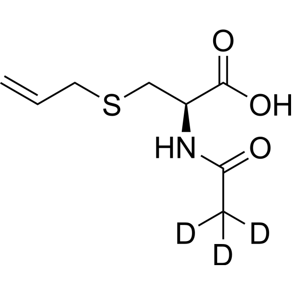 N-Acetyl-S-allyl-L-cysteine-d<sub>3</sub> Chemical Structure