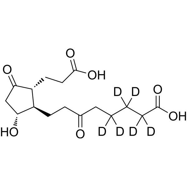 tetranor-PGEM-d<sub>6</sub> Chemical Structure