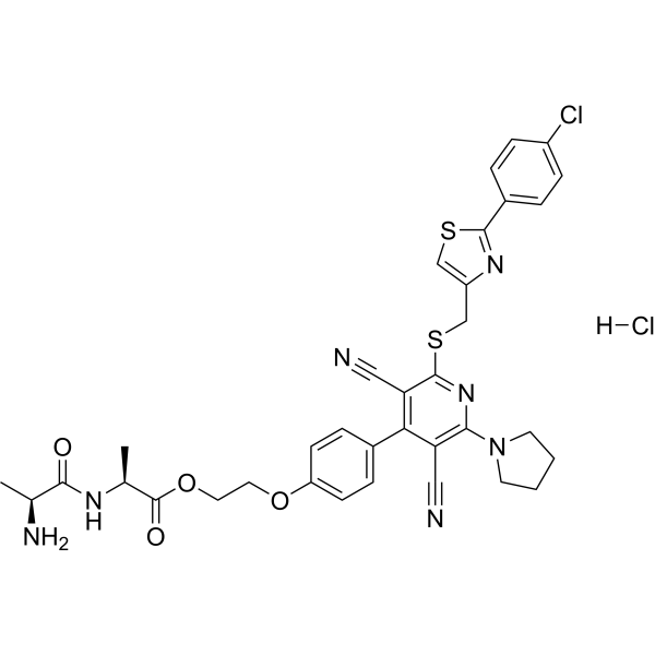 Neladenoson dalanate hydrochloride Chemical Structure