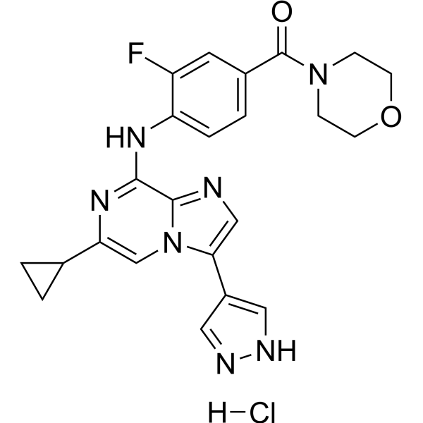 BRK inhibitor P21d hydrochloride Chemical Structure