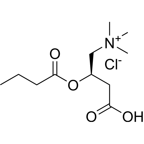 Butyryl-L-carnitine chloride Chemical Structure