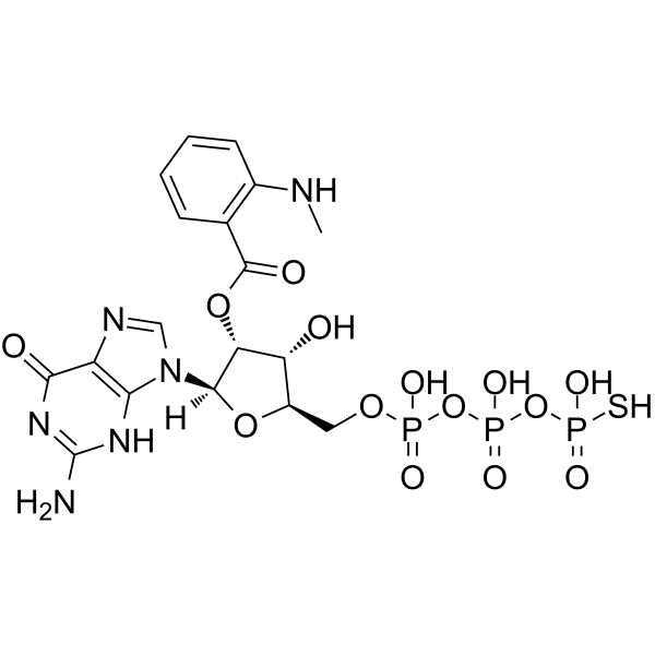 Mant-GTPγS Chemical Structure