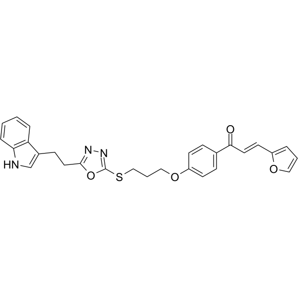 Tubulin inhibitor 21 Chemical Structure