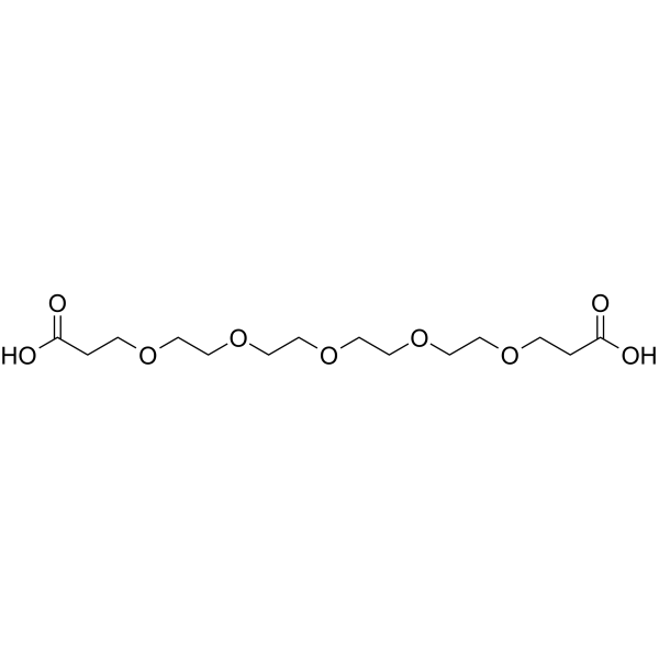 Bis-PEG5-acid Chemical Structure