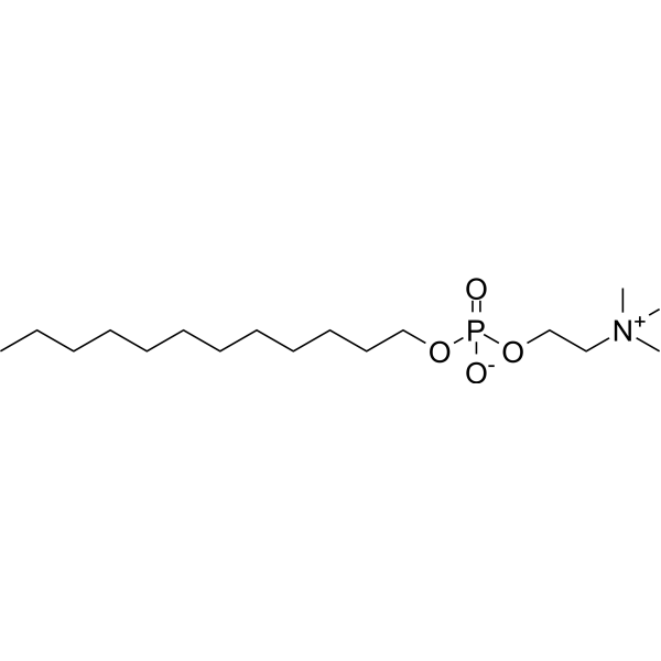 Dodecylphosphocholine Chemical Structure