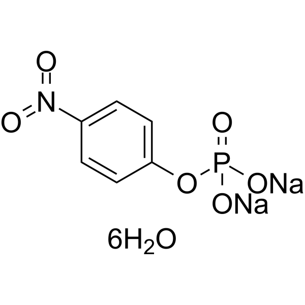 4-Nitrophenyl phosphate disodium hexahydrate Chemical Structure