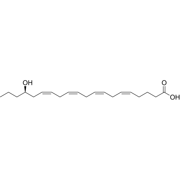 17(R)-HETE Chemical Structure