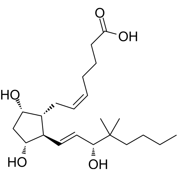 16,16-Dimethylprostaglandin F2α Chemical Structure