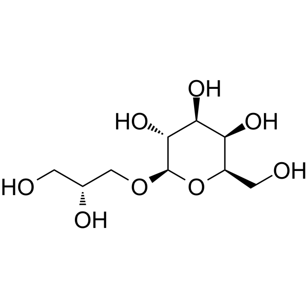 (2R)-Glycerol-O-β-D-galactopyranoside Chemical Structure