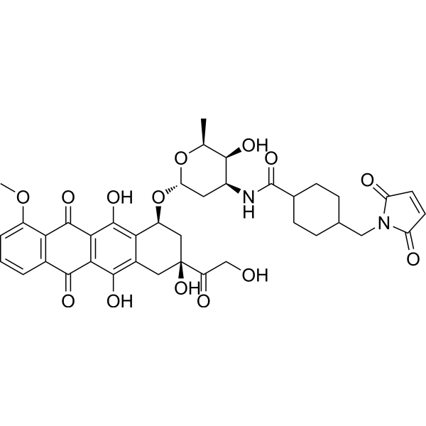 Doxorubicin-SMCC Chemical Structure