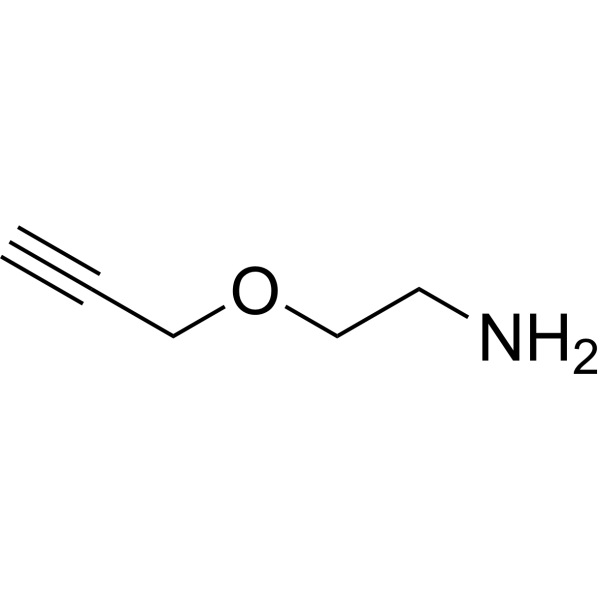 Propargyl-PEG1-NH2 Chemical Structure
