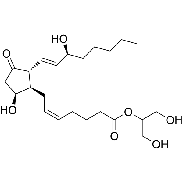 Prostaglandin D2-1-glyceryl ester Chemical Structure