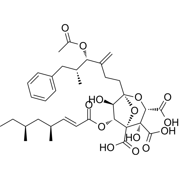 Zaragozic acid A Chemical Structure