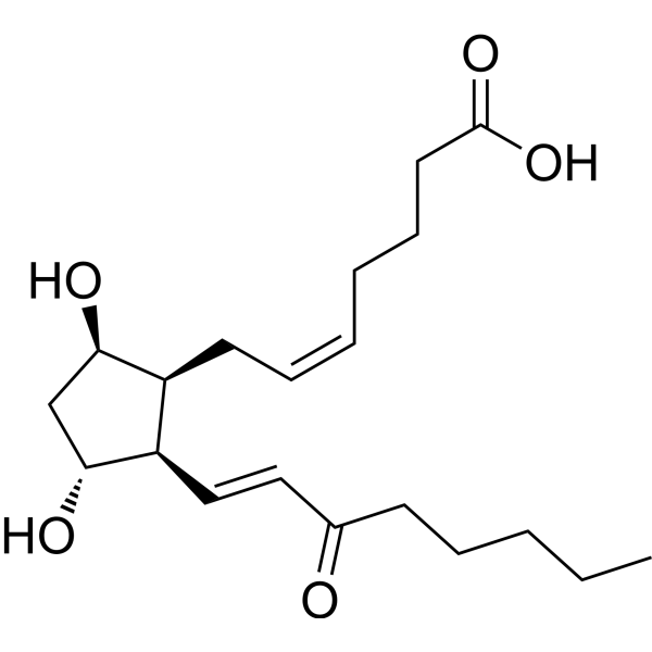 8-Iso-15-keto prostaglandin F2β Chemical Structure