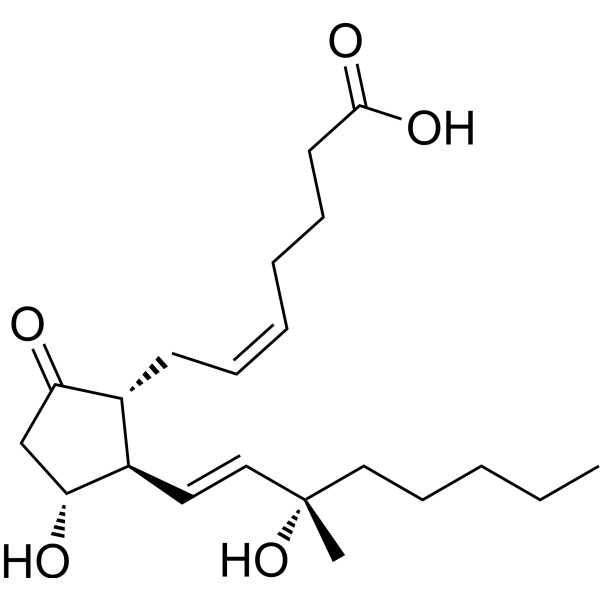 (15S)-15-Methylprostaglandin E2 Chemical Structure