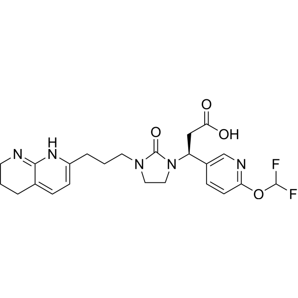 Nesvategrast Chemical Structure