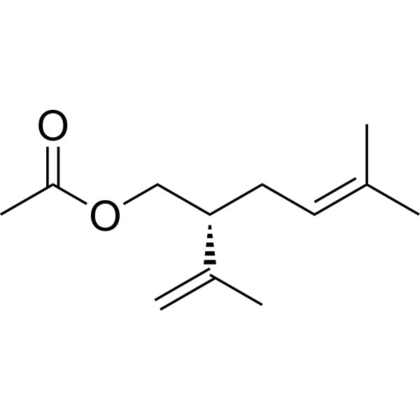 (-)-Lavandulyl acetate Chemical Structure