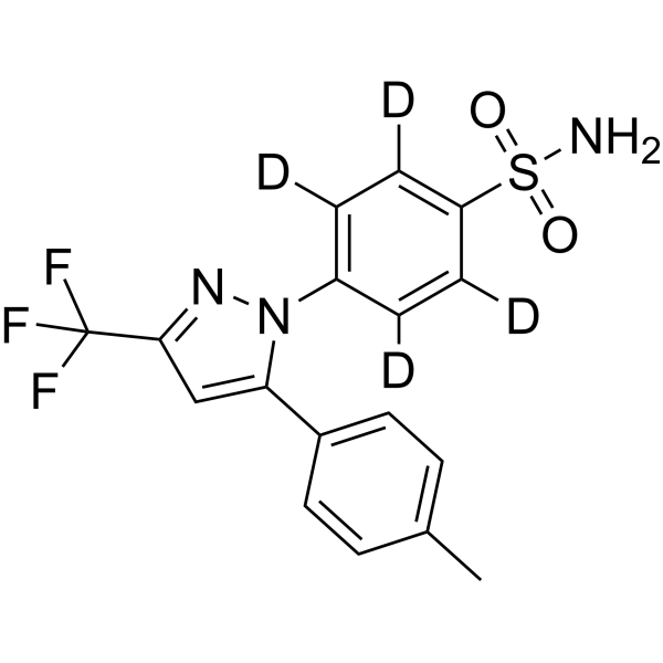 Celecoxib-d<sub>4</sub> Chemical Structure