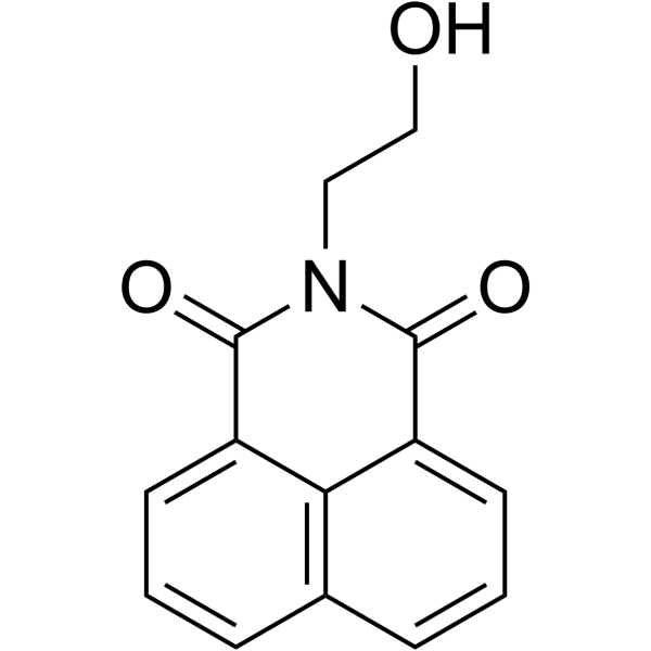 N-(2-Hydroxyethyl)-1,8-naphthalimide Chemical Structure