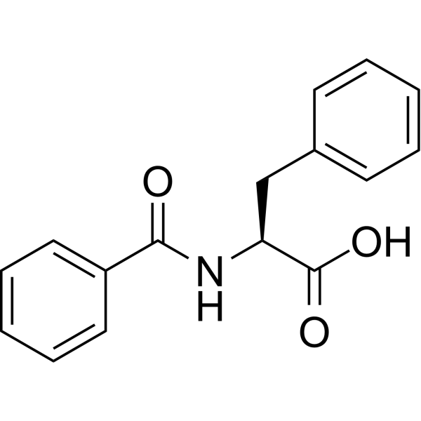 Benzoyl-L-phenylalanine Chemical Structure