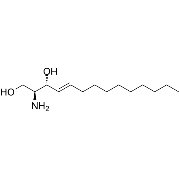 Sphingosine (d14:1) Chemical Structure