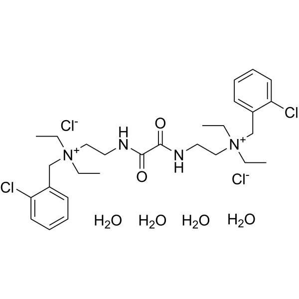 Ambenonium dichloride tetrahydrate Chemical Structure