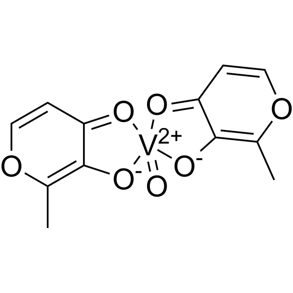 Bis(maltolato)oxovanadium(IV) Chemical Structure