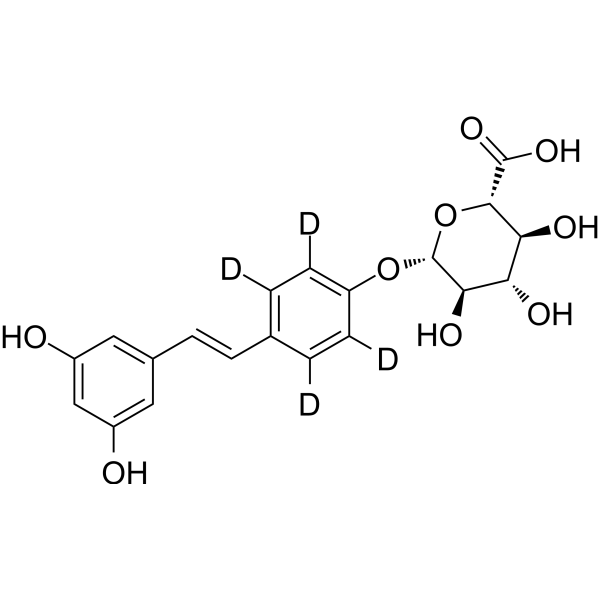 <em>trans-Resveratrol</em>-4'-O-D-Glucuronide-d4