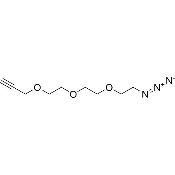 Propargyl-PEG3-azide Chemical Structure
