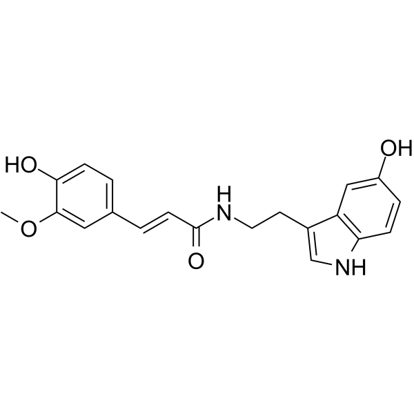 N-Feruloylserotonin Chemical Structure