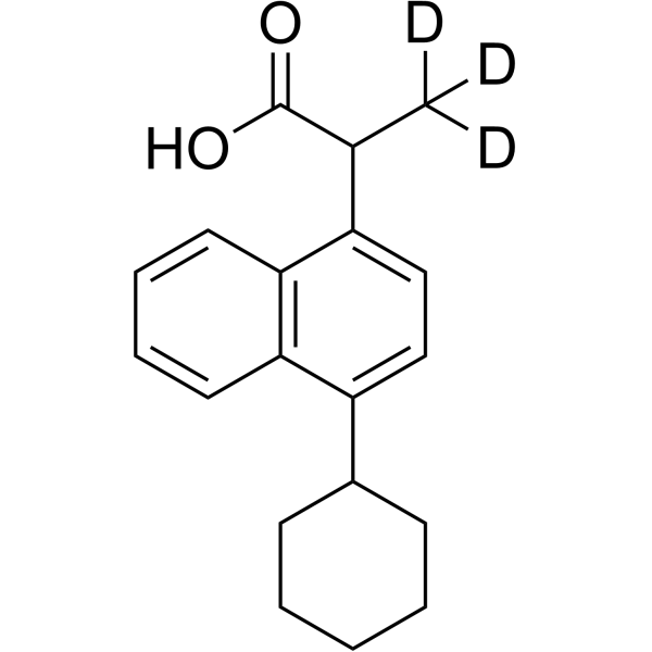 Vedaprofen-d<sub>3</sub> Chemical Structure