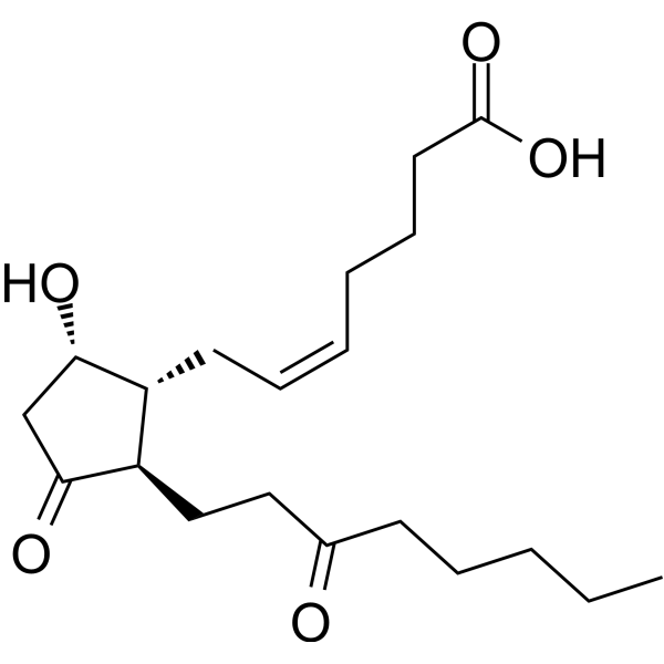 13,14-Dihydro-15-keto prostaglandin D2 Chemical Structure