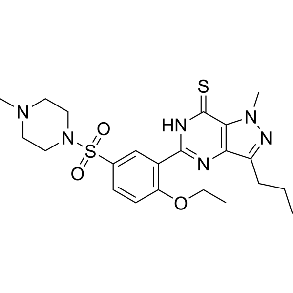 Thiosildenafil Chemical Structure