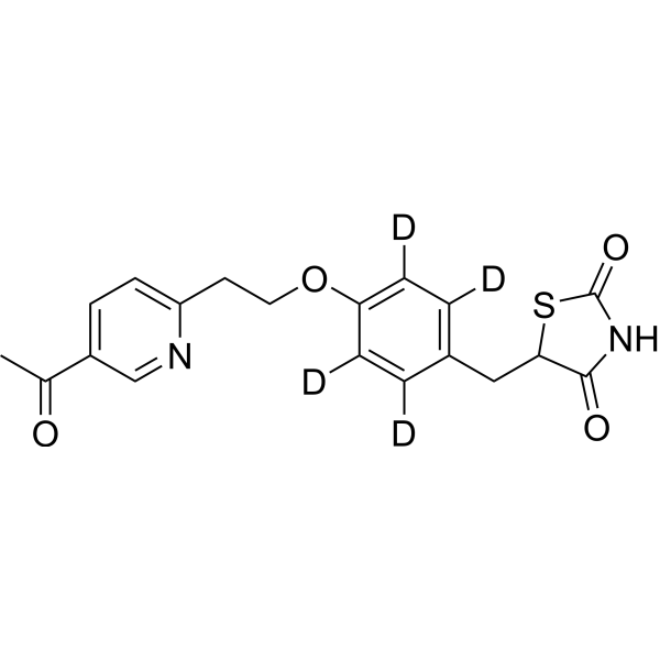Ketopioglitazone-d<sub>4</sub> Chemical Structure