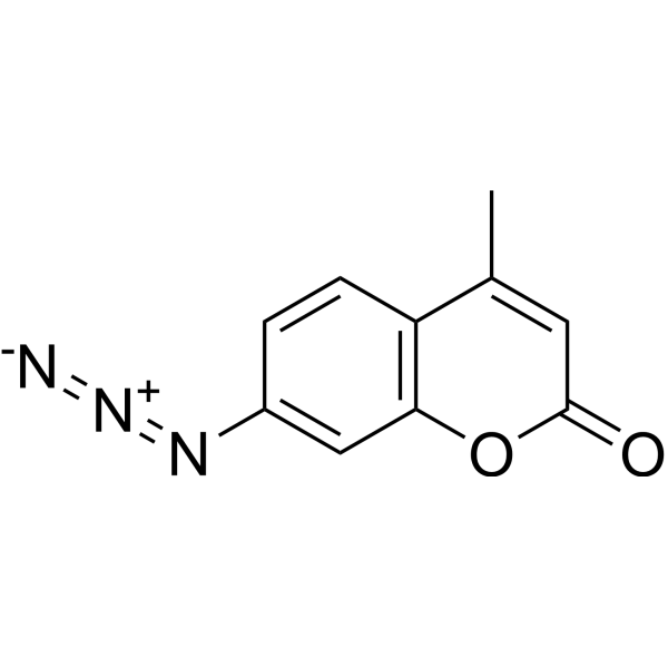 7-Azido-4-methylcoumarin Chemical Structure