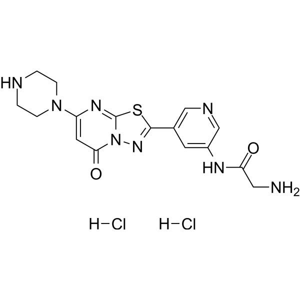 Zalunfiban dihydrochloride Chemical Structure