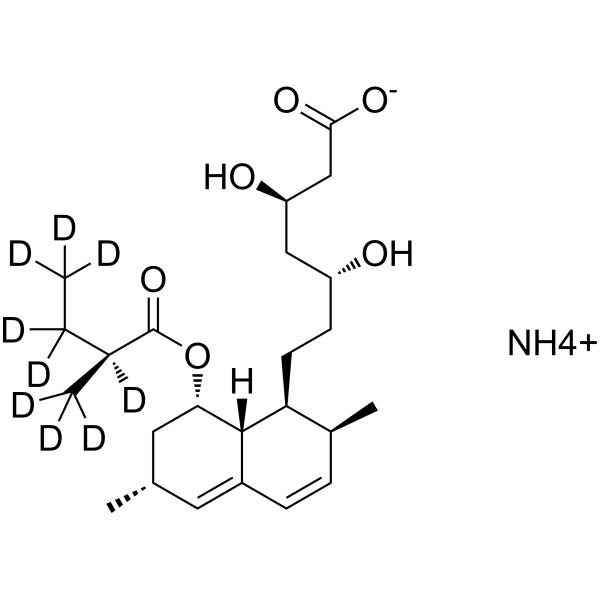 Simvastatin acid-d<em>9</em> ammonium