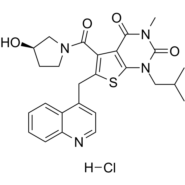 AR-C141990 hydrochloride Chemical Structure