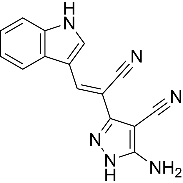 Tyrphostin AG1112 Chemical Structure