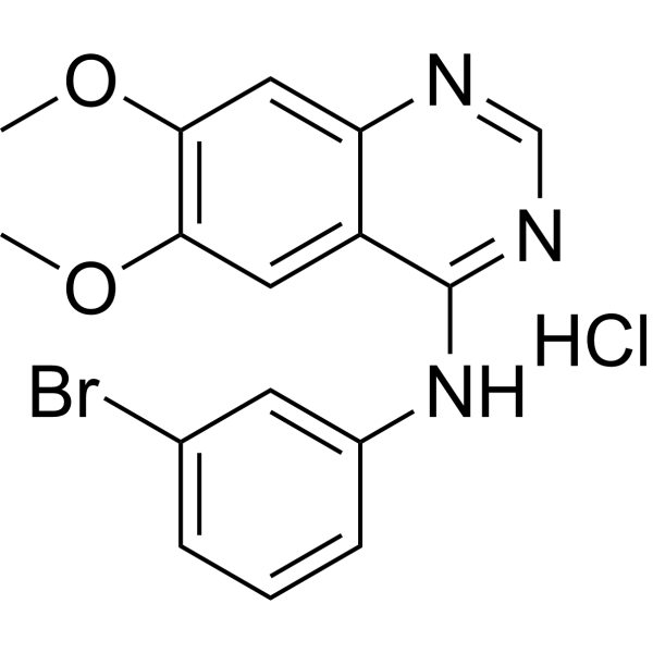 PD153035 Hydrochloride Chemical Structure