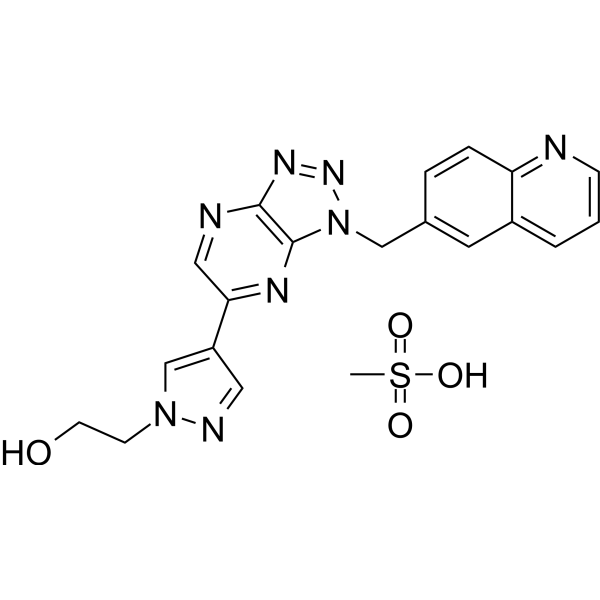 PF-04217903 mesylate Chemical Structure