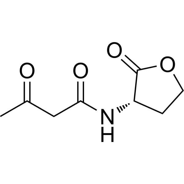 N-(3-Oxobutanoyl)-L-homoserine lactone Chemical Structure